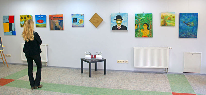Akrolesta's personal exhibition opened in Kaunas on the 22 of March.