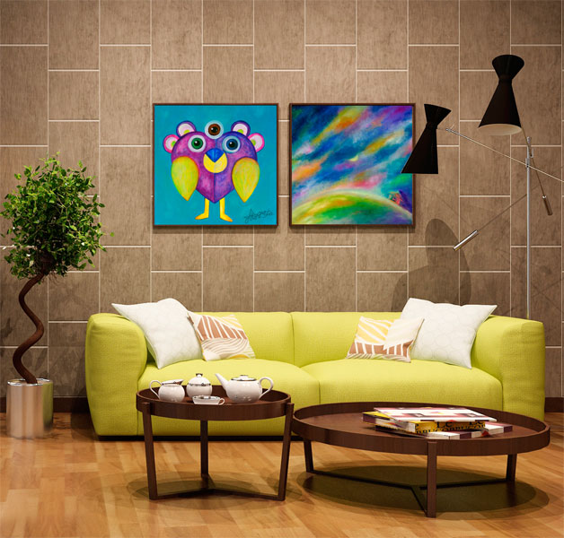Fitting a painting of Akrolesta on your wall