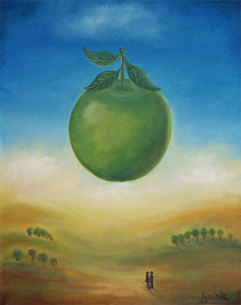 Newton's apple.