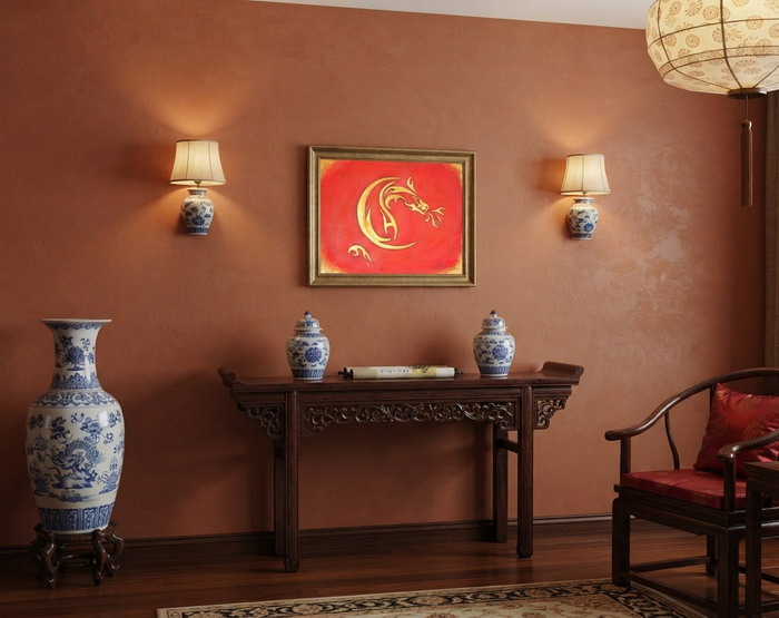 Golden Dragon - Artwork in Interior