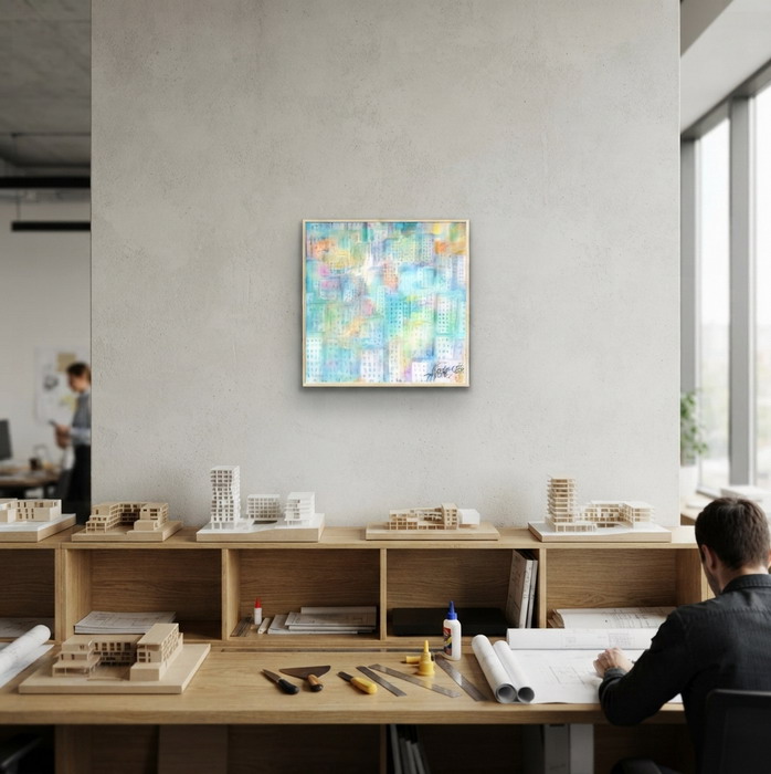 Artist's window - Artwork in Interior
