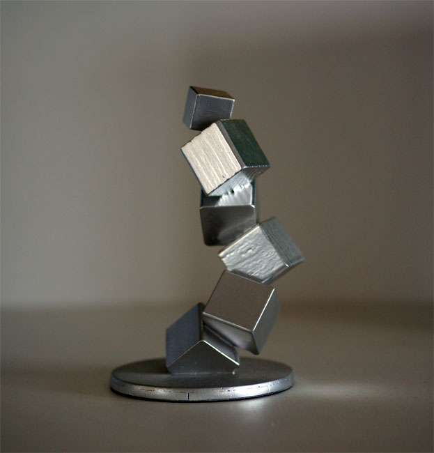 Apogee of cubism. Silver